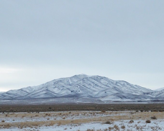 dusted mountains