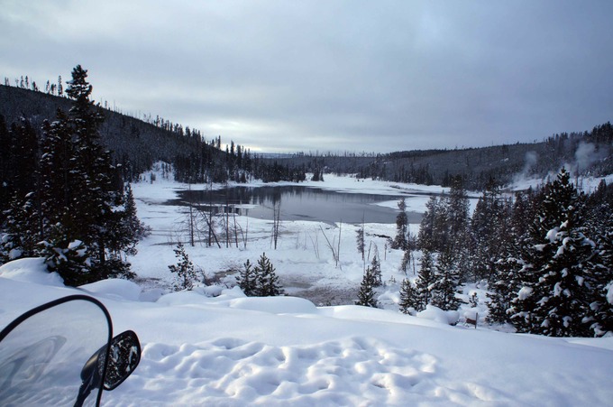 Snowmobile ride